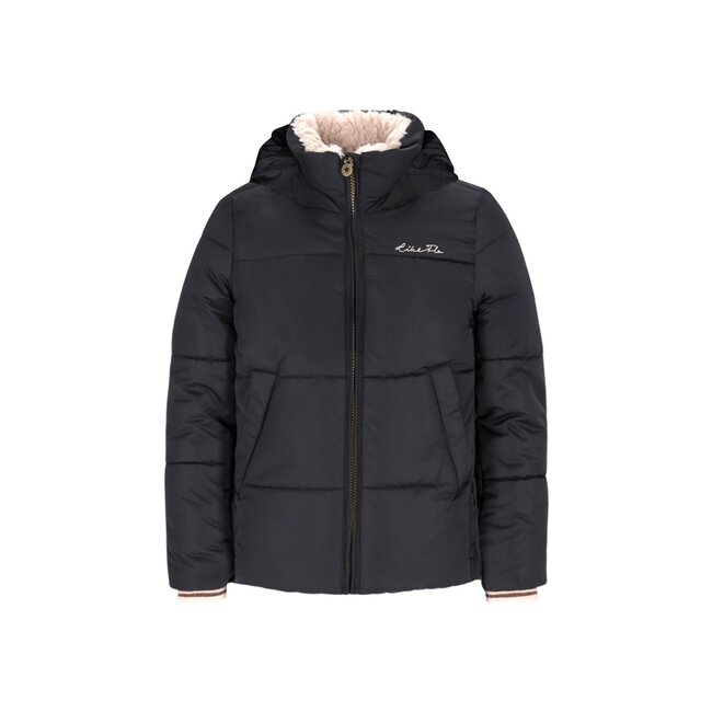 Like Flo winter winterjas meisjes - grijs - Aelin - kort, capuchon