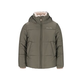 Like Flo winter winterjas meisjes - groen - Aelin - kort, capuchon