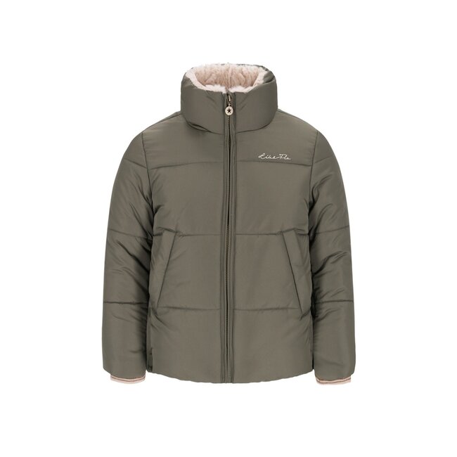 Like Flo winter winterjas meisjes - groen - Aelin - kort, capuchon
