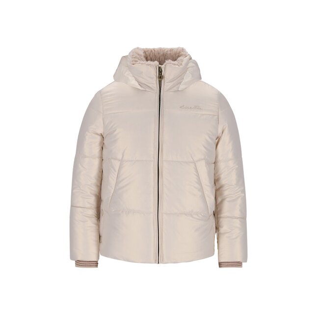 Like Flo winter winterjas meisjes - goud - Aelin - kort, capuchon, metallic