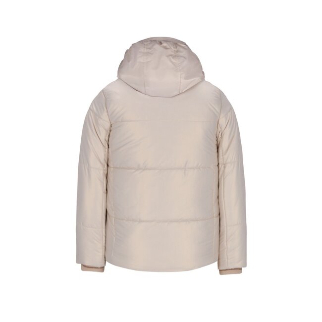 Like Flo winter winterjas meisjes - goud - Aelin - kort, capuchon, metallic