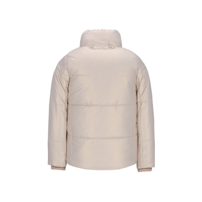 Like Flo winter winterjas meisjes - goud - Aelin - kort, capuchon, metallic