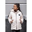 Like Flo winter winterjas meisjes - beige - Abbi - gewatteerd, capuchon