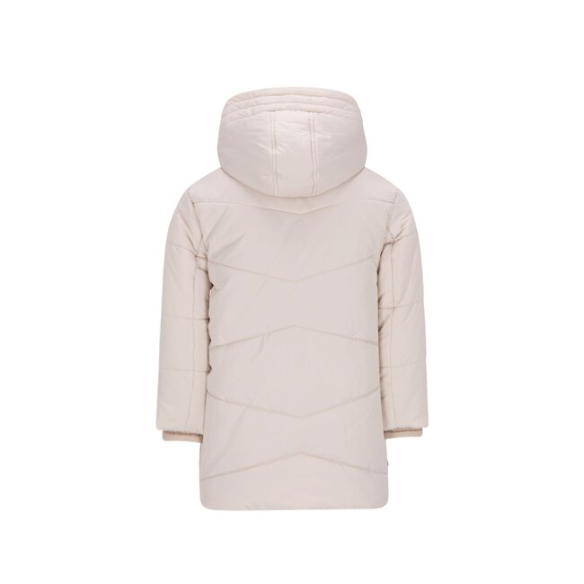 Like Flo winter winterjas meisjes - beige - Abbi - gewatteerd, capuchon