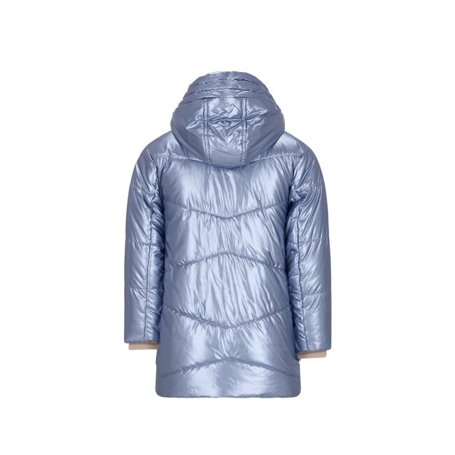 Like Flo winter winterjas meisjes - blauw - Abbi - gewatteerd, capuchon