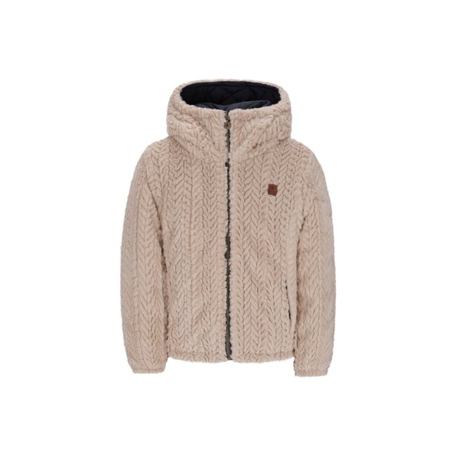 Like Flo winter winterjas meisjes - navy blauw - Aimee - kort, omkeerbaar, capuchon