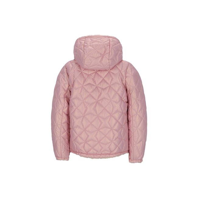 Like Flo winter winterjas meisjes - paars - Aimee - kort, omkeerbaar, capuchon