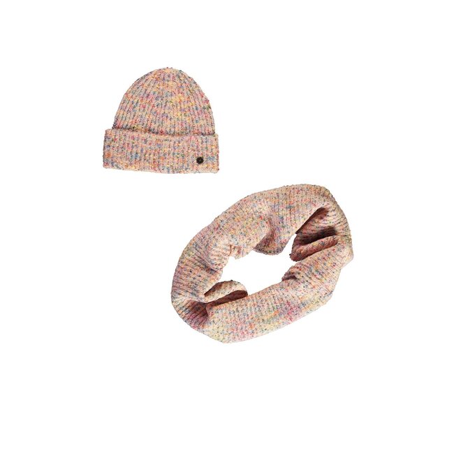 Like Flo winter colsjaal + muts meisjes - multi - Noe