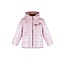 NoNo winter winterjas meisjes - roze - Bubble - dubbele capuchon, middellang