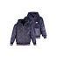 NoNo winter bomberjack meisjes - navy blauw - Bomby - omkeerbaar, capuchon