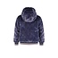 NoNo winter bomberjack meisjes - navy blauw - Bomby - omkeerbaar, capuchon