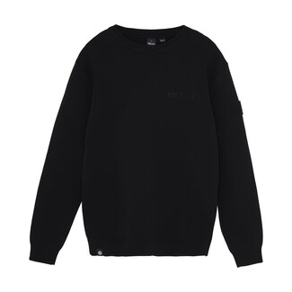 Rellix winter sweater jongens - zwart - gebreid
