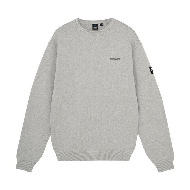 Rellix winter sweater jongens - grijs - loose fit, gebreid