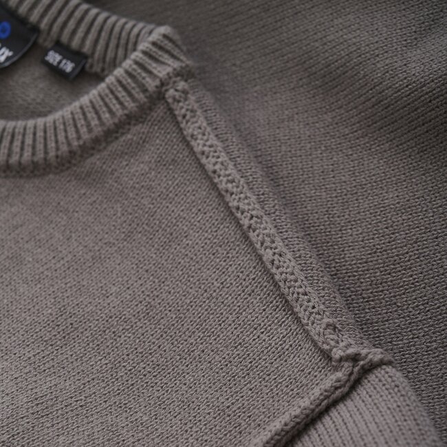 Rellix winter sweater jongens - grijs - loose fit, gebreid