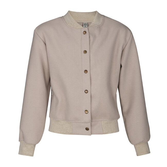 KIEstone winter bomberjas meisjes - zand - Sam