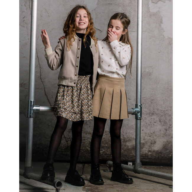 KIEstone winter bomberjas meisjes - zand - Sam