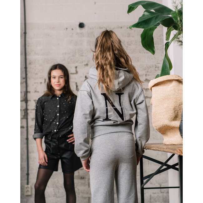 KIEstone winter broek meisjes - licht grijs - Marit