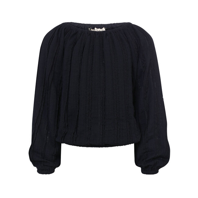 LOOXS 10sixteen winter top kant meisjes - navy blauw