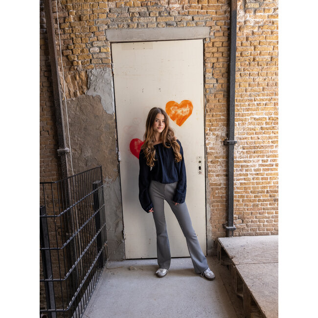 LOOXS 10sixteen winter top kant meisjes - navy blauw