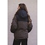 LOOXS 10sixteen winter jas meisjes - bruin/zwart - panter