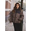 LOOXS 10sixteen winter jas meisjes - bruin/zwart - panter