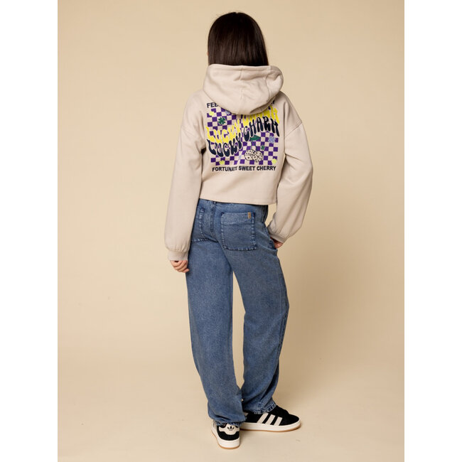 LOOXS 10sixteen winter hoodie meisjes - beige