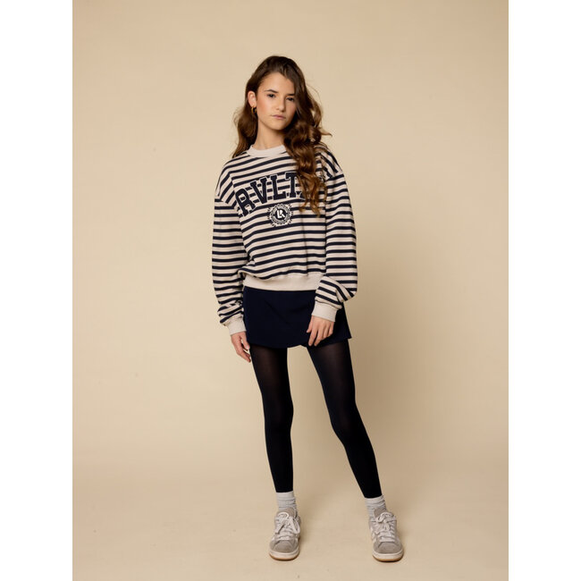 LOOXS 10sixteen winter sweater meisjes - blauw - gestreept