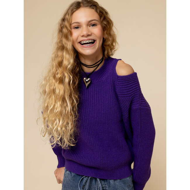 LOOXS 10sixteen winter trui meisjes -  paars