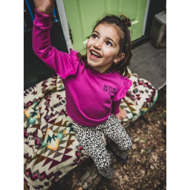 LOOXS Little winter t-shirt meisjes - roze - longsleeve