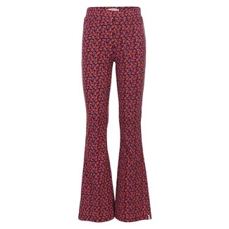 LOOXS Little winter crinckle broek meisjes - roze/paars -  confetti LOOXS Little winter crinckle broek meisjes - roze/paars -  confetti