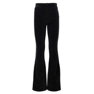 LOOXS Little winter velvet broek meisjes - grijs - rib LOOXS Little winter velvet broek meisjes - grijs - rib