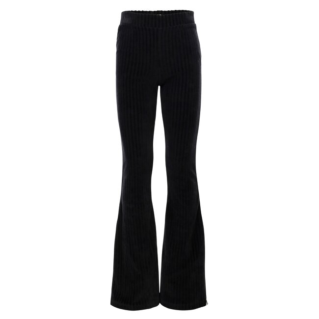 LOOXS Little winter velvet broek meisjes - grijs - rib