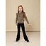 LOOXS Little winter velvet broek meisjes - grijs - rib
