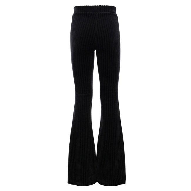 LOOXS Little winter velvet broek meisjes - grijs - rib