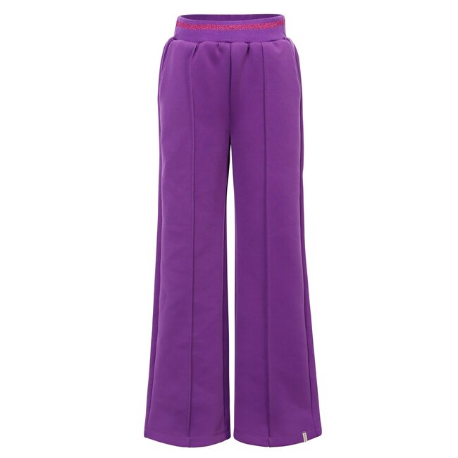 LOOXS Little winter sweat broek meisjes - paars - sportief/scuba