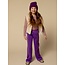 LOOXS Little winter sweat broek meisjes - paars - sportief/scuba