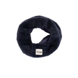 LOOXS Little winter col sjaal meisjes - navy blauw - gebreid/bond