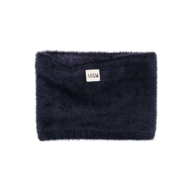 LOOXS Little winter col sjaal meisjes - navy blauw - gebreid/bond