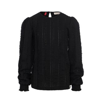 LOOXS Little winter top kant meisjes - grijs LOOXS Little winter top kant meisjes - grijs