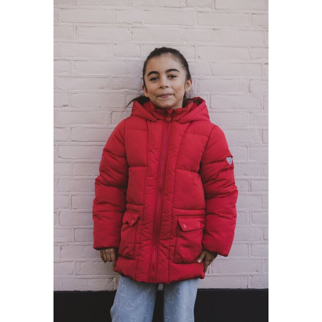 LOOXS Little winter jas meisjes - rood