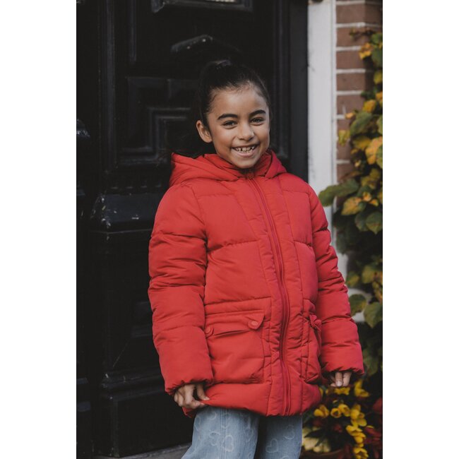 LOOXS Little winter jas meisjes - rood