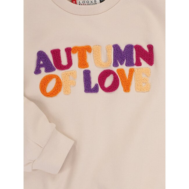 LOOXS Little winter sweater meisjes - wit