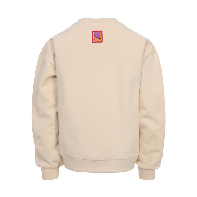 LOOXS Little winter sweater meisjes - wit