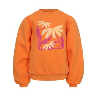 LOOXS Little winter sweater meisjes - oranje - sportief/scuba LOOXS Little winter sweater meisjes - oranje - sportief/scuba