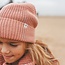 Your wishes winter muts meisjes - roze - gebreid