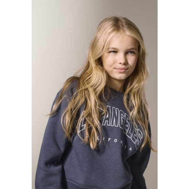 Kids ONLY winter sweater meisjes - blauw - KogSweat - loose fit