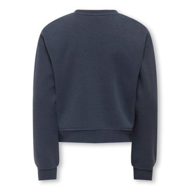 Kids ONLY winter sweater meisjes - blauw - KogSweat - loose fit