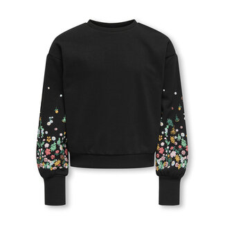 Kids ONLY winter sweater meisjes - zwart - KogBrooke - regular fit