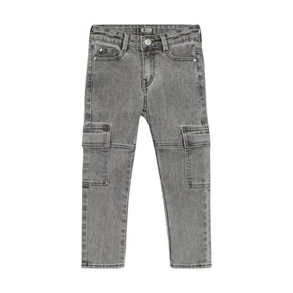 Daily7 winter cargo jeansbroek jongens - grijs - straight fit