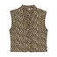 Daily7 winter gilet meisjes - zand - opgevuld/animal